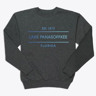 Lake Panasoffkee Florida Horizon Premium Crewneck Sweatshirt