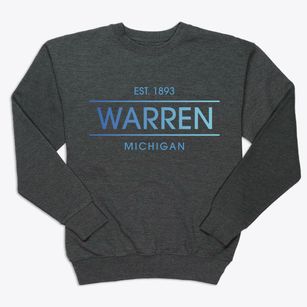 Warren Michigan Horizon Premium Crewneck Sweatshirt