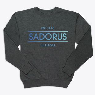 Sadorus Illinois Horizon Premium Crewneck Sweatshirt