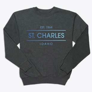 St. Charles Idaho Horizon Premium Crewneck Sweatshirt