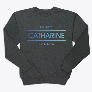 Catharine Kansas Horizon Premium Crewneck Sweatshirt