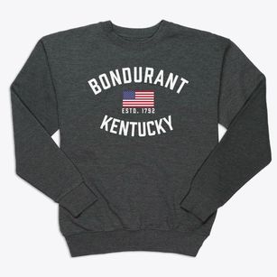 Bondurant Kentucky Patriot Premium Crewneck Sweatshirt