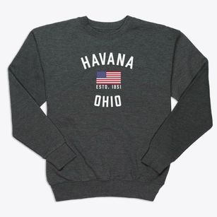 Havana Ohio Patriot Premium Crewneck Sweatshirt