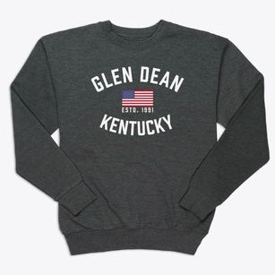 Glen Dean Kentucky Patriot Premium Crewneck Sweatshirt