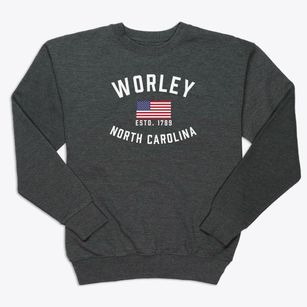 Worley North Carolina Patriot Premium Crewneck Sweatshirt