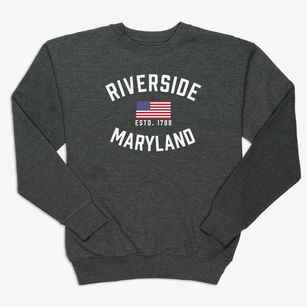 Riverside Maryland Patriot Premium Crewneck Sweatshirt