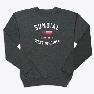 Sundial West Virginia Patriot Premium Crewneck Sweatshirt