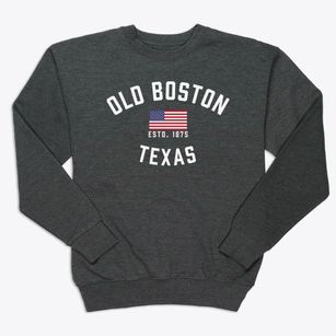 Old Boston Texas Patriot Premium Crewneck Sweatshirt