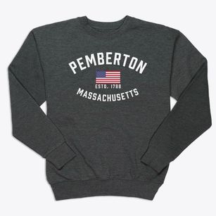 Pemberton Massachusetts Patriot Premium Crewneck Sweatshirt