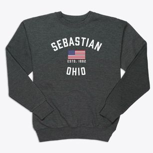 Sebastian Ohio Patriot Premium Crewneck Sweatshirt