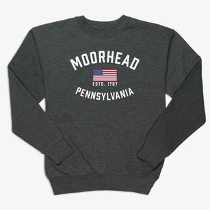Moorhead Pennsylvania Patriot Premium Crewneck Sweatshirt