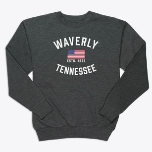 Waverly Tennessee Patriot Premium Crewneck Sweatshirt