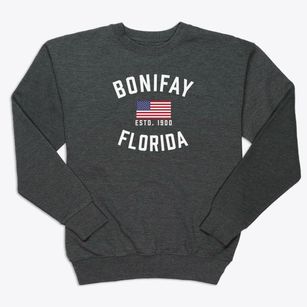Bonifay Florida Patriot Premium Crewneck Sweatshirt