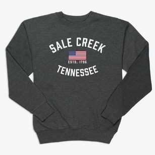 Sale Creek Tennessee Patriot Premium Crewneck Sweatshirt