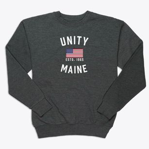Unity Maine Patriot Premium Crewneck Sweatshirt