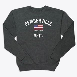Pemberville Ohio Patriot Premium Crewneck Sweatshirt