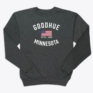 Goodhue Minnesota Patriot Premium Crewneck Sweatshirt