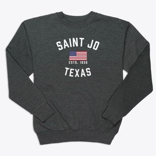 St. Jo Texas Patriot Premium Crewneck Sweatshirt