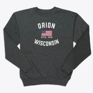 Orion Wisconsin Patriot Premium Crewneck Sweatshirt