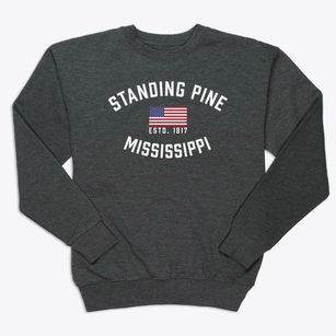 Standing Pine Mississippi Patriot Premium Crewneck Sweatshirt