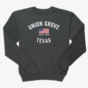 Union Grove Texas Patriot Premium Crewneck Sweatshirt