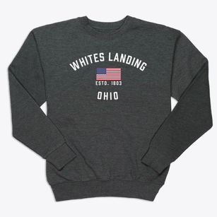 Whites Landing Ohio Patriot Premium Crewneck Sweatshirt