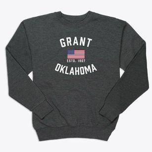 Grant Oklahoma Patriot Premium Crewneck Sweatshirt