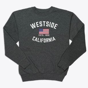 Westside California Patriot Premium Crewneck Sweatshirt