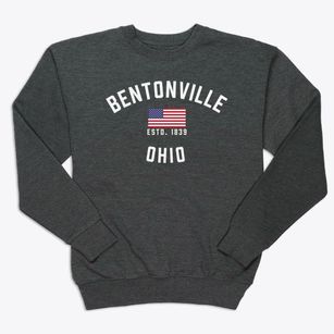 Bentonville Ohio Patriot Premium Crewneck Sweatshirt