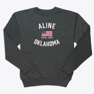 Aline Oklahoma Patriot Premium Crewneck Sweatshirt