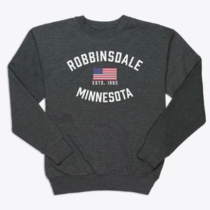 Robbinsdale Minnesota Patriot Premium Crewneck Sweatshirt