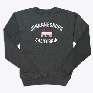 Johannesburg California Patriot Premium Crewneck Sweatshirt