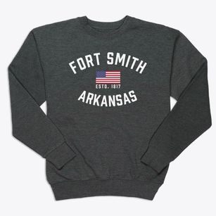 Fort Smith Arkansas Patriot Premium Crewneck Sweatshirt
