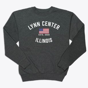 Lynn Center Illinois Patriot Premium Crewneck Sweatshirt