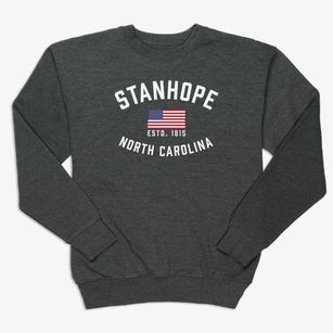 Stanhope North Carolina Patriot Premium Crewneck Sweatshirt