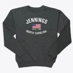Jennings North Carolina Patriot Premium Crewneck Sweatshirt
