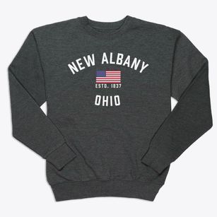 New Albany Ohio Patriot Premium Crewneck Sweatshirt