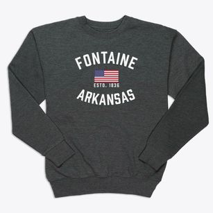 Fontaine Arkansas Patriot Premium Crewneck Sweatshirt
