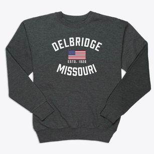 Delbridge Missouri Patriot Premium Crewneck Sweatshirt