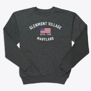 Glenmont Village Maryland Patriot Premium Crewneck Sweatshirt