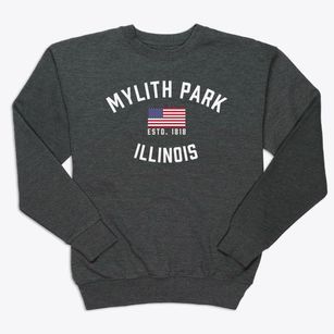 Mylith Park Illinois Patriot Premium Crewneck Sweatshirt