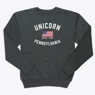 Unicorn Pennsylvania Patriot Premium Crewneck Sweatshirt