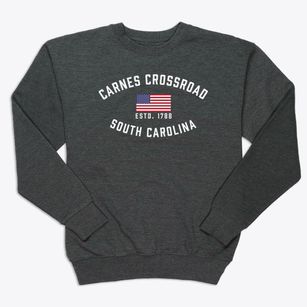 Carnes Crossroad South Carolina Patriot Premium Crewneck Sweatshirt