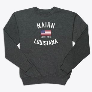 Nairn Louisiana Patriot Premium Crewneck Sweatshirt