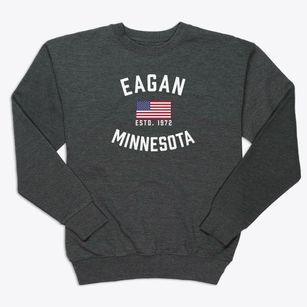 Eagan Minnesota Patriot Premium Crewneck Sweatshirt