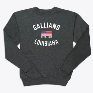 Galliano Louisiana Patriot Premium Crewneck Sweatshirt
