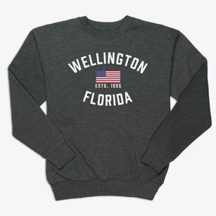 Wellington Florida Patriot Premium Crewneck Sweatshirt