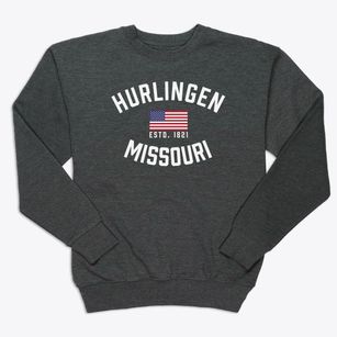 Hurlingen Missouri Patriot Premium Crewneck Sweatshirt