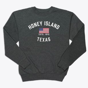 Honey Island Texas Patriot Premium Crewneck Sweatshirt