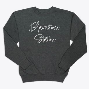 Blairstown Station New Jersey Freestyle Premium Crewneck Sweatshirt